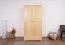Garderobenschrank Kiefer Vollholz massiv natur - Abmessung 195 x 102 x 59 cm (H x B x T)