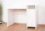 Schreibtisch Tornved 02, Farbe: Weiß - Abmessungen: 79 x 102 x 51 cm (H x B x T)