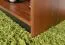 Regal Mojokerto 09, Farbe: Walnuss / Schwarz - Abmessungen: 121 x 60 x 39 cm (H x B x T)