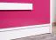 Kinderzimmer - Kommode Walter 05, Farbe: Weiß / Rosa Hochglanz - 133 x 80 x 40 cm (H x B x T)
