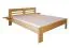 Holzbett Bettgestell Buche 160 x 200 cm Natur Abbildung