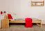 Bettrahmen für Kinder / Kinderbett 80 x 200 cm | Massivholz: Kiefer | Natur Lackiert Abbildung
