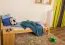 Bettrahmen für Kinder / Kinderbett 80 x 200 cm | Massivholz: Kiefer | Natur Lackiert Abbildung