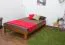 Bettgestell Kiefer 120 x 200 cm Eiche Abbildung