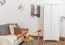 Schlafzimmer-Schrank Landhaus, Farbe: Weiß 190x80x60 cm Abbildung
