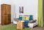Dielenschrank Kiefer, Farbe: Eiche 190x80x60 cm Abbildung