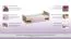 Kinderbett / Jugendbett Dennis 13 inkl. Schublade, Farbe: Esche Lila - Liegefläche: 80 x 195 cm (B x L)