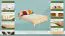 Kinderbett / Jugendbett, Buche massiv Vollholz natur 108, inkl. Lattenrost - 140 x 200 cm (B x L) 
