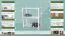 Schuhregal Kiefer Holz massiv, Farbe: Weiß 70x58x26 cm