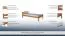 Doppelbett Damboa 16, Farbe: Natur, Buche massiv - Liegefläche: 180 x 200 cm (B x L)