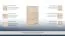 Schuhschrank Ainsa 09, Farbe: Eiche Braun - 120 x 70 x 28 cm (H x B x T)