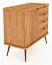 Kommode Rolleston 18 Kernbuche massiv geölt - Abmessungen: 87 x 97 x 46 cm (H x B x T)