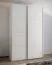 Kleiderschrank / Schiebetürenschrank | 245,5 x 160 x 64 cm | 2 Schiebetüren | 2 Kleiderstangen |Soft-Close | 11 Fächer | Farbe: Weiß | 10 Einlegeböden
