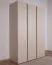 Moderner Kleiderschrank Fricourt 01, Beige / Eiche hell, 195 x 145 x 50 cm, mit 9 Fächern und 2 Kleiderstangen, ABS-Kanten, robust und langlebig