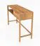 Schminktisch / Schreibtisch Wellsford 49 Wildeiche massiv geölt - Abmessungen: 80 x 120 x 46 cm (H x B x T)