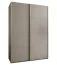 Kleiderschrank / Schiebetürenschrank | 10 Einlegeböden | 245,5 x 170 x 64 cm | 11 Fächer | 2 Kleiderstangen | 2 Schiebetüren | Farbe: Kaschmir | Soft-Close