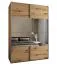 Kleiderschrank / Schiebetürenschrank | Soft-Close | 245,5 x 170 x 64 cm | 2 Kleiderschrank | 2 Schiebetüren | Spiegel | 11 Fächer | Farbe: Eiche Artisan