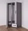 Jugendzimmer - Drehtürenschrank / Kleiderschrank Oskar 02, Farbe: Anthrazit / Weiß - 192 x 90 x 90 cm (H x B x T)