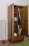 Kiefer-Schrank A-Qualität Massivholz, Farbe: Eiche 190x80x60 cm Abbildung