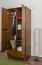 Schrank 80 cm breit, Farbe: Eiche, Kiefer Massiv Abbildung
