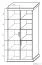 Schrank Wewak 16, Farbe: Sonoma Eiche - Abmessungen: 200 x 100 x 42 cm (H x B x T)