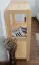 Schuhregal Kiefer Holz massiv, Farbe: Natur 86x50x30 cm