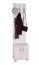 Garderobe Potes 02, Farbe: Weiß - 209 x 50 x 37 cm (H x B x T)