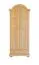 Massivholz-Kleiderschrank Natur 224x95x60 cm Abbildung