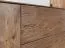 TV-Unterschrank mit einer getönten Glastür Sienne 09, aus Massivholz Wildeiche, in Tabacco geölt, Push-to-open Funktion, Maße: 60 x 165 x 43,5 cm