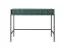 Moderner Schreibtisch Worthing 20, Farbe: Grün / Schwarz / Gold - Abmessungen: 78 x 104 x 50 cm (H x B x T)