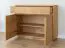 Kommode | Massivholz | Eichenholz geölt | 2 Türen | Push-to-open Funktion | 1 Schublade | Soft-Close Funktion | 105 x 40 x 85 cm | 2 Fächer