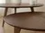 Runder Couchtisch Erdre 05, geölt, mit 70 cm Durchmesser, Farbe: Tabacco, aus Massivholz Eiche, Tischplatte 2 cm, Maße: 70 x 70 x 41,5 cm, hochwertig