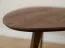 Ovaler Couchtisch Erdre 01, aus Massivholz Eiche, geölt, hochwertig verarbeitet, Maße: 69 x 67 x 41,5 cm, Farbe: Tabacco, minimalistisch und natürlich