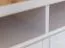 Wohnzimmer Komplett - Set A Bresle, 5-teilig, Kiefer massiv, in Weiß / Natur, runde Holzgriffe, Landhausstil, hochwertige Verarbeitung