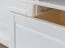 Wohnzimmer Komplett - Set A Bresle, 5-teilig, Kiefer massiv, in Weiß / Natur, runde Holzgriffe, Landhausstil, hochwertige Verarbeitung