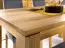 Robustes Esszimmer - Set C Balsa, 3-teilig, gewachst / geölt, Natur Eiche teilmassiv, mit gebürsteter Oberfläche, Saug- und Wischroboter geeignet, zeitloses Design