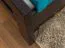 Einzelbett "Easy Premium Line" K8, Buche Vollholz massiv schokobraun lackiert - Liegefläche: 90 x 200 cm