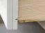 Kommode Gyronde 01, Kiefer massiv Vollholz, weiß lackiert - 85 x 130 x 45 cm (H x B x T)