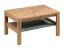 Couchtisch für Wohnzimmer Braianik 31 für Wohnzimmer, mit 1 Ablegefach für Fernbedienung und Zeitschriften, 45 x 90 x 54 cm, Eiche Wotan / Grün