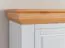 Schuhschrank Bresle 12 in Weiß / Natur mit Soft Closing System, 2 Holztüren, 1 Schublade, 1 Einlegeboden, 92 x 95 x 42 cm, aus finnischer Kiefer