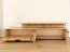 TV-Unterschrank, Hängeschrank Rania 04 für TV, 52 x 200 x 39 cm, aus geöltem Massivholz, in Eiche Natur, inkl. LED-Beleuchtung
