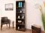 Regal Mojokerto 12, Farbe: Walnuss / Schwarz - Abmessungen: 194 x 55 x 39 cm (H x B x T)