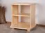 TV-Board Massivholz Farbe: Natur 49x51x49 cm 