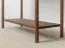 Konsolentisch | Sideboard | Farbe: Tabacco | Massivholz | Soft Close System | 1 Schublade | Eichenholz geölt | 1 Ablagefach | 83 x 33 x 80 cm | Seille 02 | gefräster Griff