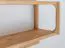 Garderobe | 9 Haken | Massivholz | Eichenholz geölt | mit Ablage | Farbe: Eiche | 83 x 22 x 36 cm | Seille 21