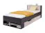 Jugendzimmer Kinderzimmer Komplett - Set F "Aalst", 6-teilig, Eiche / Creme / Schwarz