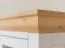 Wohnzimmer Komplett - Set B Bresle, 4-teilig, Massivholz Kiefer, in Weiß / Natur, runde Holzgriffe, sehr gute Stabilität, Landhausstil