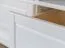 Wohnzimmer Komplett - Set B Bresle, 4-teilig, Massivholz Kiefer, in Weiß / Natur, runde Holzgriffe, sehr gute Stabilität, Landhausstil