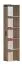 Jugendzimmer Schrank Rosa / Grau / Braun 187x39x38 cm Abbildung