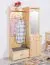 Garderobe Kiefer massiv Vollholz natur 28A - 200 x 125 x 41 cm (H x B x T)
